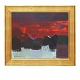 Jack Kampmann, 
1914-89, Öl auf 
Leinen
Motiv von den 
Färöer Inseln
Lichtmasse: 
53x64cm. Mit 
...