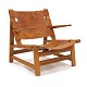 Børge Mogensen 
Lounge chair BM 
2225, oak and 
leather. ...