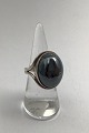 Hans Hansen 
Sterling Sølv 
Ring (Hæmatit) 
Måler Ring Str. 
51 (US 5½) Vægt 
17.18 gr (0.60 
oz)