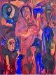 "Moscow" large, 
beautiful, 
expressive oil 
painting, in a 
...