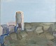 Swedish artist
Modernist 
landscape.
Oil on canvas.
A modernist 
landscape 
painting with 
...