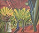 C. Grahn, 
Swedish artist.
Abstract 
composition 
with trees and 
figure.
Oil on panel.
A ...