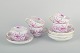 Meissen, “Pink Indian”Tea set for 5 persons, early ...