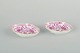 Meissen, “Pink Indian”2 small bowls, early 20th century.