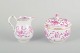 Meissen, “Pink Indian”Sugar bowl and cream jug, early ...