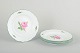 Meissen4 plates “Pink Rose”, 1930s.