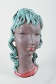 Gino Manca
Ceramic bust, 
mid-20th 
century.
Decorative 
Italian ceramic 
bust of a 
woman’s head 
...