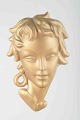 Italian wall 
relief, female 
head, 1950s.
Decorative 
terracotta wall 
relief 
depicting a 
stylised ...