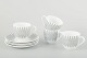 Stig Lindberg 
for Gustavsberg
4 cups and 
saucers 
“Salix”, 
mid-20th 
century.
Faience with 
the ...