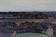 Lars Swane 
(1913-2002)
Oil on canvas 
of typical 
Danish 
landscape
framed in 
gilded wooden 
...
