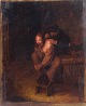 G. Jouve (18th 
century)
École Nord, 
France
Torture / 
interrogation 
scene in dark 
...