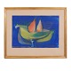 Carl-Henning 
Pedersen, 
1913-2007, 
Zeichnung. 
"Grüne ...
