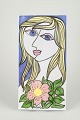 Mari Simmulson 
for Upsala 
Ekeby
Wall platter, 
1960s.
Rectangular 
ceramic wall 
piece with ...