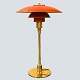 Poul Henningsen 
design lamp.
Poul 
Henningsen; PH 
3/2 table lamp. 
God plated lamp 
mounted with 
...