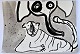 Kühl, Lena 
(1950 -) 
Dänemark: Tiger 
und Elefant, 
2021. Tinte auf 
Papier. 
Signiert: Lena 
Kühl ...