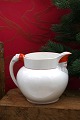 Old Swedish Christmas jug in faience with elves on the pouring spout and on the handle. H: ...