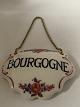 Bottle / 
Decanter 
Burgundy sign 
with chain
Size 7 x 5.5 
cm.
Beautiful and 
well-maintained 
...
