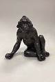 Bing and 
Grondahl  Jean 
René Gauguin 
Figurine of 
Monkey No. 90 
or C123. 
Stoneware with 
...