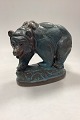 Arne Ingdam 
Stoneware 
Figurine of 
Bear. Turquoise 
Green glaze on 
reddish brown 
stoneware. 
Signed ...