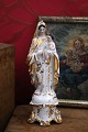 Dekorativ , gammel Madonna figur i porcelæn af Jomfru ...