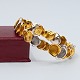 Carl Antonsen; Bracelet in 14k gold and white gold
