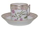 Royal Copenhagen Flora Danica, small demitasse cup with matching saucer.Decoration number ...