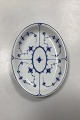Royal Copenhagen Blue Fluted Plain Salad or Cake Dish No. 24. Measures 25 cm x 19.4 cm /9.84 in. ...