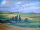 Christiansen, Rasmus (1863 - 1940) Dänemark: Landschaft bei Hjarbæk, 1916. Öl auf Leinwand. ...