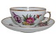 Royal Copenhagen Full Sachian Flower, teacup with matching saucer.Decoration number ...