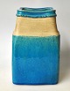 Kähler, Nils Joakim (1906 - 1979): Vase. Hergestellt für H.A Kähler, Næsteved. Türkisfarbene ...