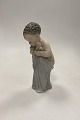 Royal Copenhagen Art Nouveau Figur af Nøgen Baby i klæde No. 3505Måler 23cm / 9.06 ...
