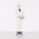 Kongelig murerfigur, model 4377, designet af Johannes Hedegaard for Royal Copenhagen. Figuren ...