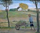 Sørensen, Eiler (1869 - 1953) Dänemark: Junge mit ...