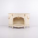 Gebogenes Empire Sideboard mit Marmorplatte von P. ...