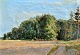 Lassen, Aksel M. (1869 – 1946) Dänemark: August 1917. Jægerspris. Öl auf Leinwand. Signiert: AL ...
