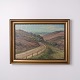 Gemälde auf Leinwand mit Darstellung einer Naturlandschaft. Das Werk ist signiert, auf 1937 ...