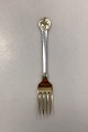 A. Michelsen Commemorative Fork in Partially gilt Sterling Silver.