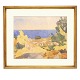 Olaf Rude, 1886-1957, WasserfarbeLandschaft von der Insel bornholmSigniert und datiert "15-7 ...