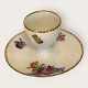 Royal Copenhagen, Sächsische Blume, Eierbecher auf festem Fuß, 10,5 cm Durchmesser, 6,5 cm Höhe, ...