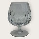 Kristallglas, cognacfarben, 9 cm hoch, 6 cm Durchmesser *Guter Zustand*
