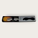 Georg Jensen, Oranges Messer in Originalverpackung, 10 cm lang *Perfekter Zustand*