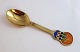 Michelsen. Weihnachtslöffel. 1979. Sterling (925). Design  Lars Âkirke