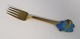 Michelsen. Weihnachtsgabel. 1975. Sterling (925). Design Per Arnoldi