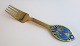 Michelsen. Weihnachtsgabel. 1984. Sterling (925). Design Dronning Margrethe ll