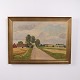 Landschaftsgemälde auf Leinwand im Goldrahmen 58,5 x 78 cm