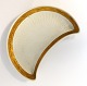Royal Copenhagen. Fan mit Gold. Gericht. Modell 11551. (1 Wahl).