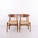 Hans J. Wegner CH23 Esszimmerstühle mit Rückenlehne aus ...