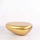 Kare Design Pebble Couchtisch in Goldfarbener Ausführung