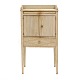 Gustavianischer Bettschrank mit ausziehbarer Platte. Schweden um 1800. H: 79cm. B: 42cm. T: 32cm