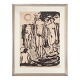 Jens Søndergaard, 1895-1957, LitographieMotiv mit dem Künstler und deren FrauSigniert und ...